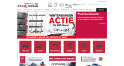 Desktop Screenshot of abdnissan.nl