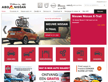 Tablet Screenshot of abdnissan.nl